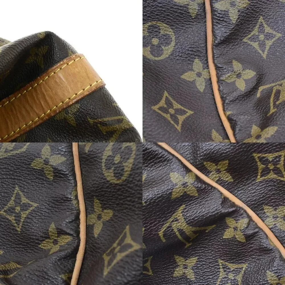 LOUIS VUITTON Sac Souple 45 Travel Hand Bag Monogram Leather BN